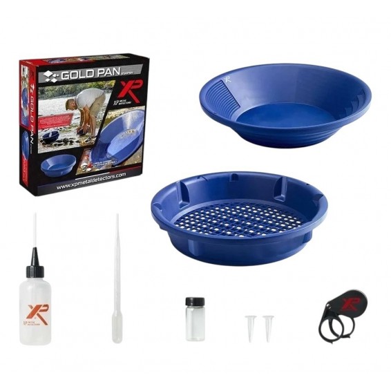 XP Goldpan Starter Set 2’li (aksesuar Seti Ile) 10mm Gözenekli Elek 37 Cm Leğen Ile Birlikte Set